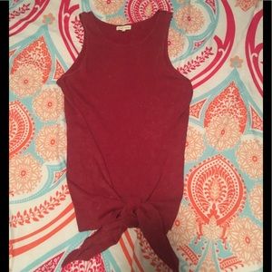 GILDED INTENT SZ SMALL RIBBED TANK . Can be worn multiple ways .